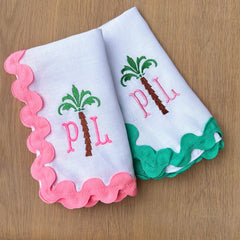 Monogrammed Cocktail Napkins | Set of 2