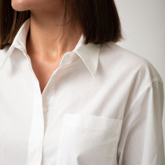 White InStyle Cotton Poplin Shirt