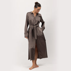 Silk Shirt Dress the Lady