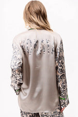 Silk Pyjamas Animal Print