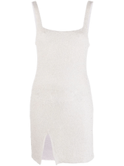 Sofia Hand Beaded Party Dress White