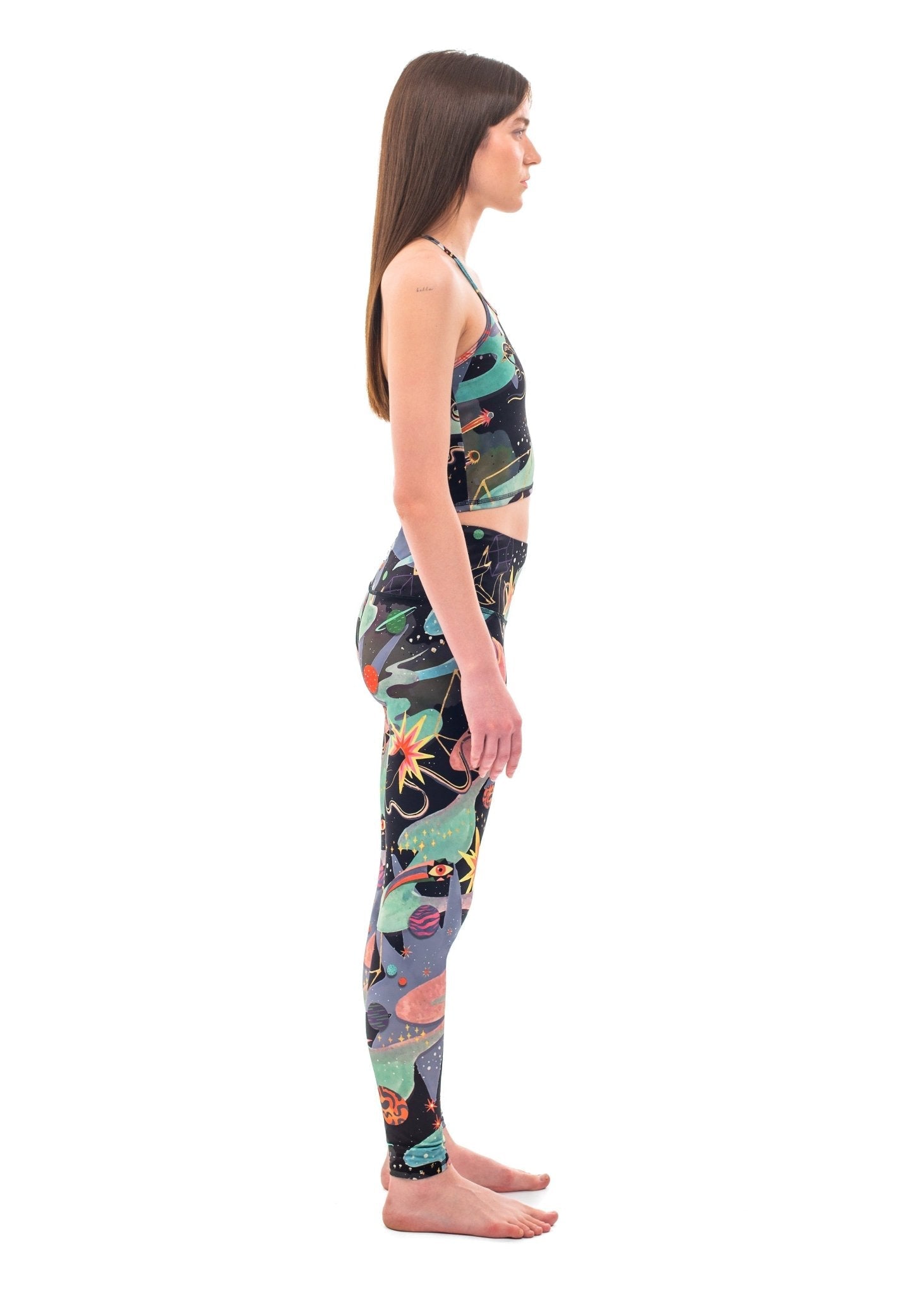 DOOR of the COSMOS LEGGINGS - BAMBOO