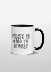 PLEASE BE KIND to ANIMALS MUG