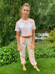 Tie-Dye Clementine Cropped Tee