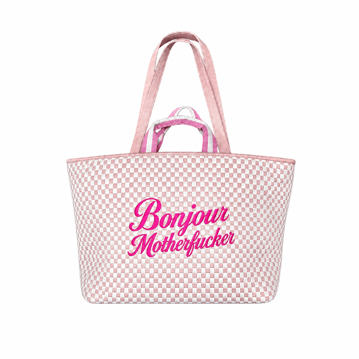 Pink Bonjour Mother Fucker Bag