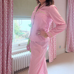 Pink Stripe Neon Pyjamas Sets