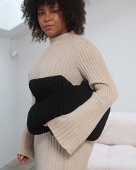 Pintinė: Dusty Blue Crochet Bag