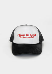 Please Be Kind to Animals Trucker