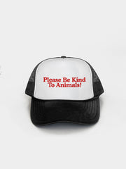 Please Be Kind to Animals Trucker