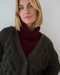 Pynė: Mixed Beige Alpaca Wool Neckwarmer