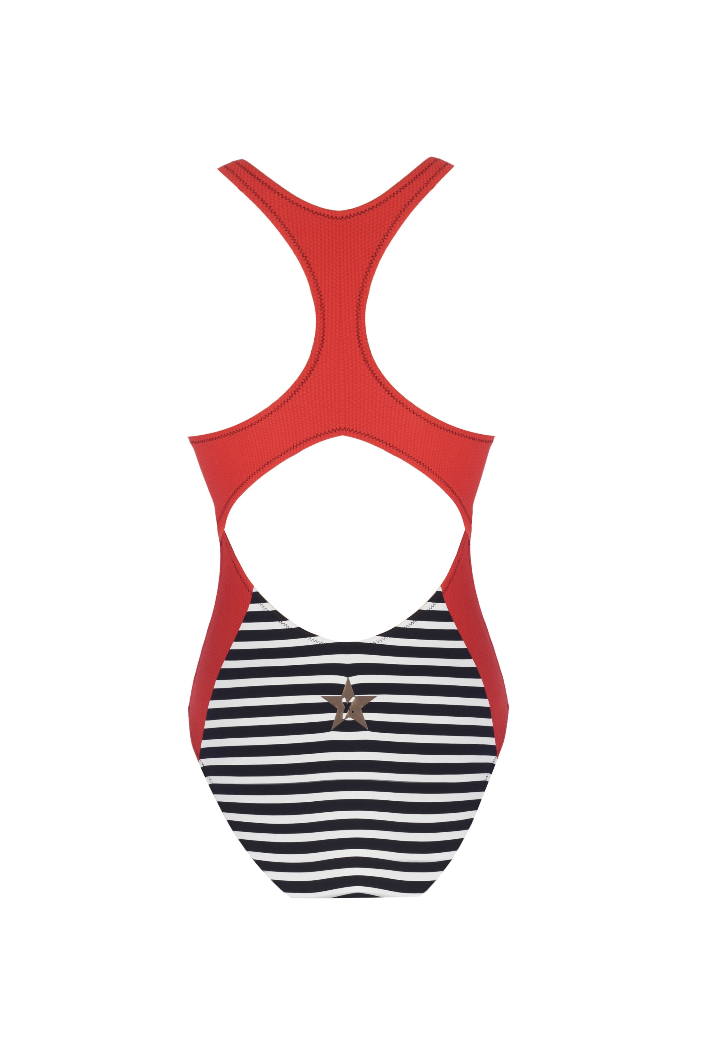 RELAY SWIMSUIT - STRIPED