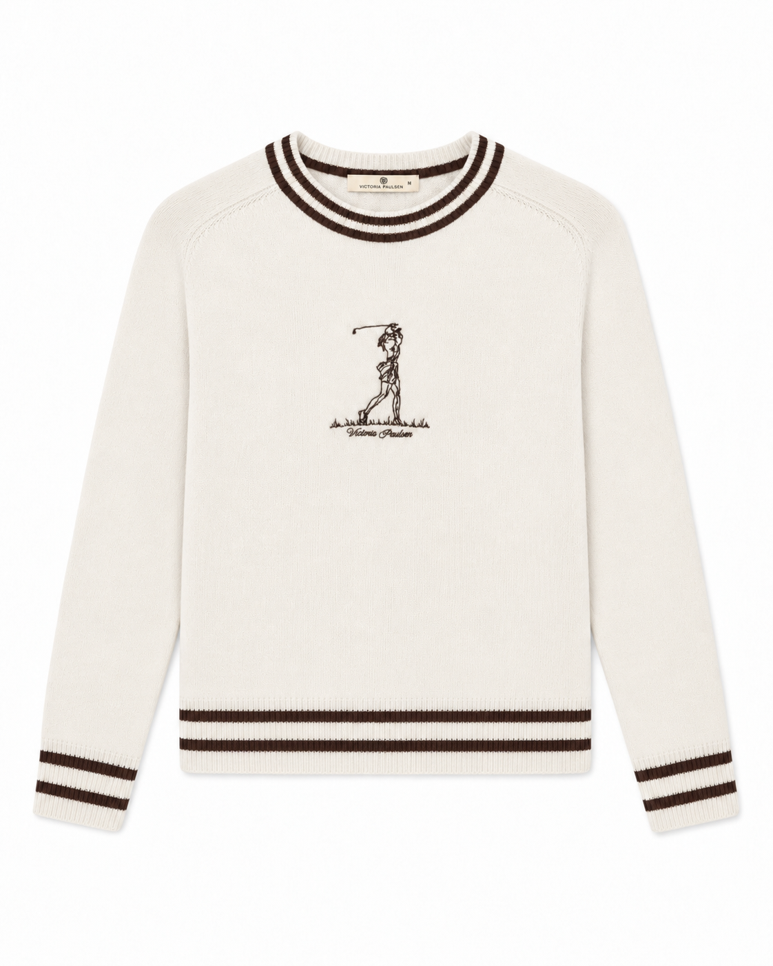 Resa Crew Neck Sweater- Cream