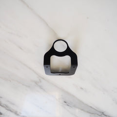 Single Bracket - Free Hanging - Matte Black - 8.4cm Wide