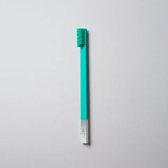 Turquoise Blue Silver Toothbrush