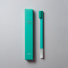 Turquoise Blue Silver Toothbrush