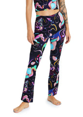 SPACE BODITY FLARED PANTS -  BAMBOO