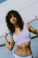 Sports Top Reversible ― Green/Purple