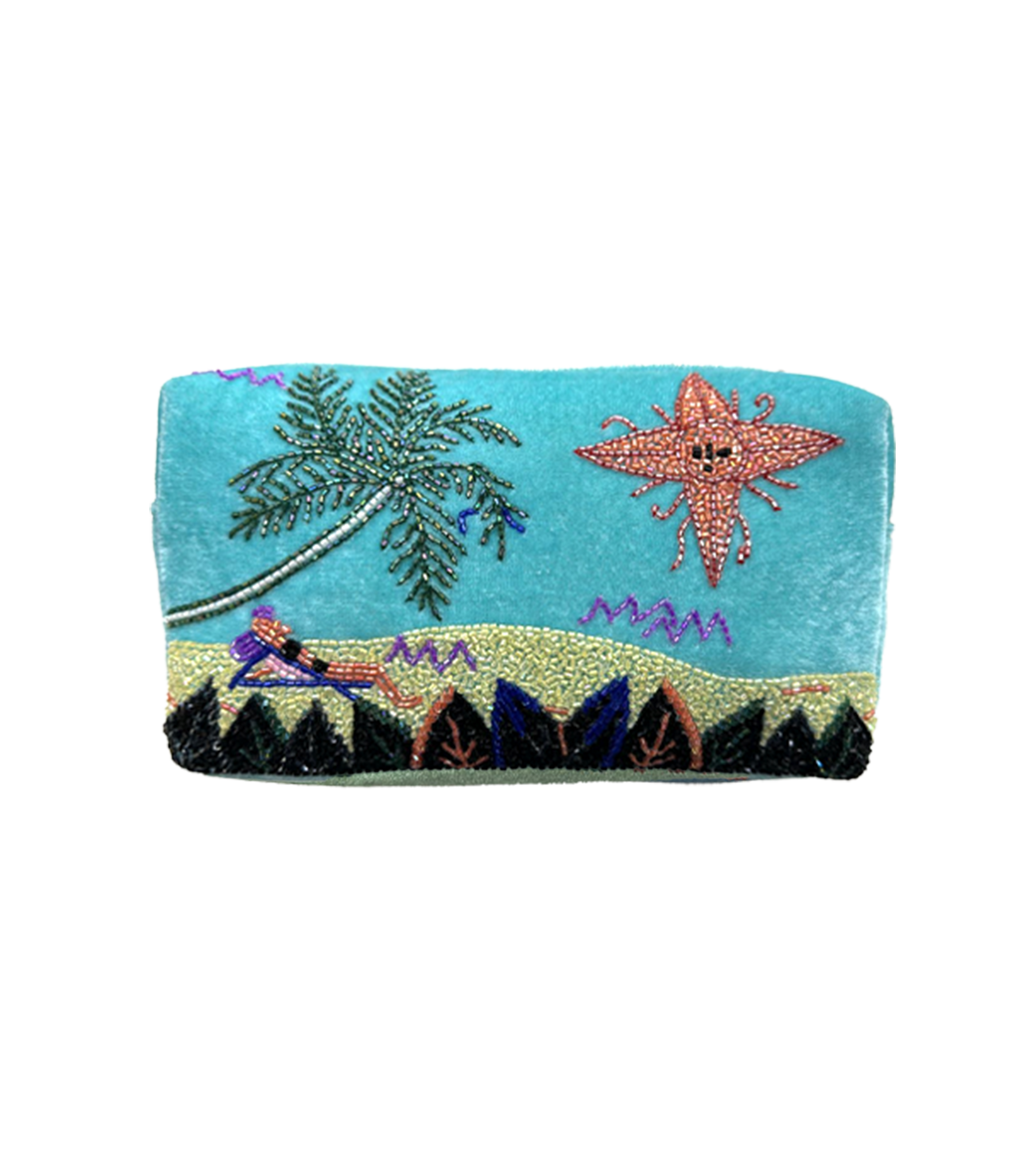 By the Ocean Makeup Bag Blue Christina Milian
