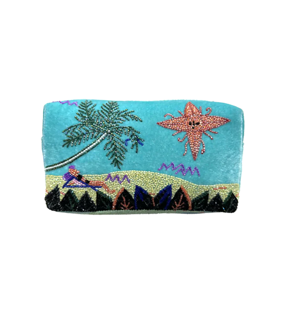 By the Ocean Makeup Bag Blue Christina Milian