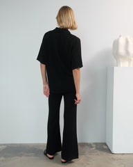 Sutemos: Black Cotton Pants