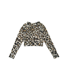 L’Essence Du Léopard - Long Sleeve Crop Top