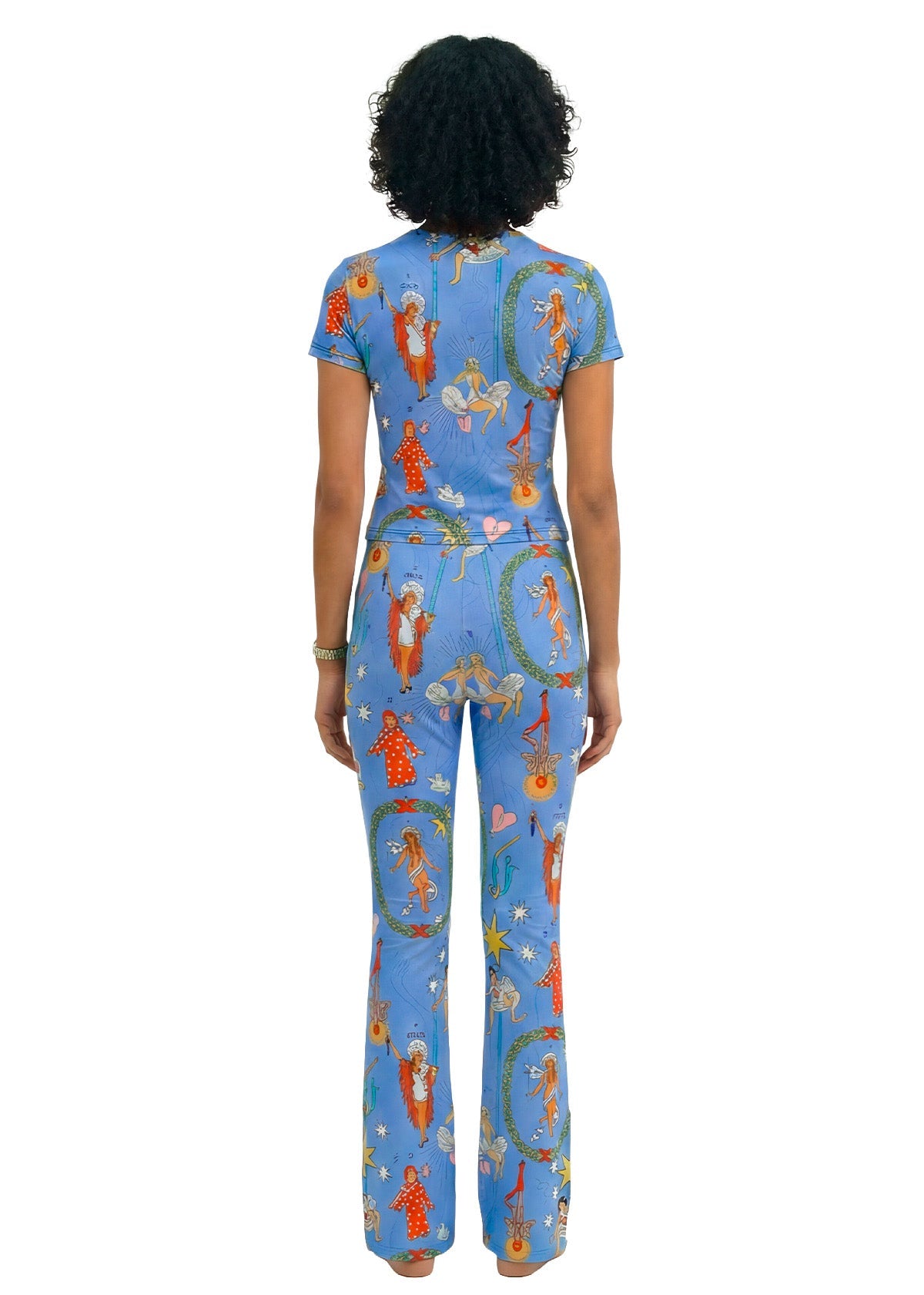 PIXIE'S TAROT FLARED PANTS -  BAMBOO