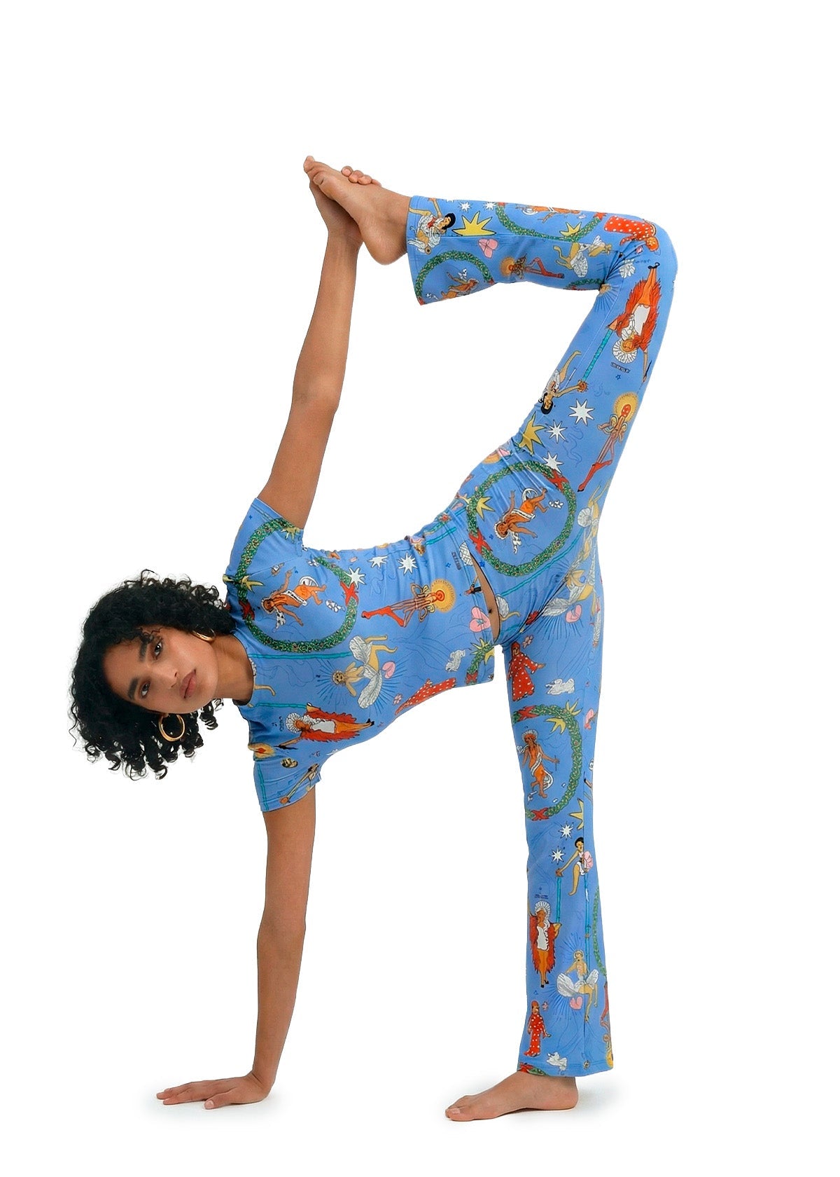 PIXIE'S TAROT FLARED PANTS -  BAMBOO