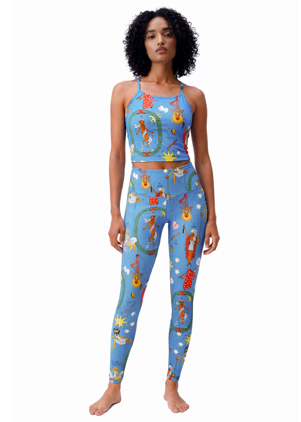 PIXIE'S TAROT LEGGINGS -BAMBOO