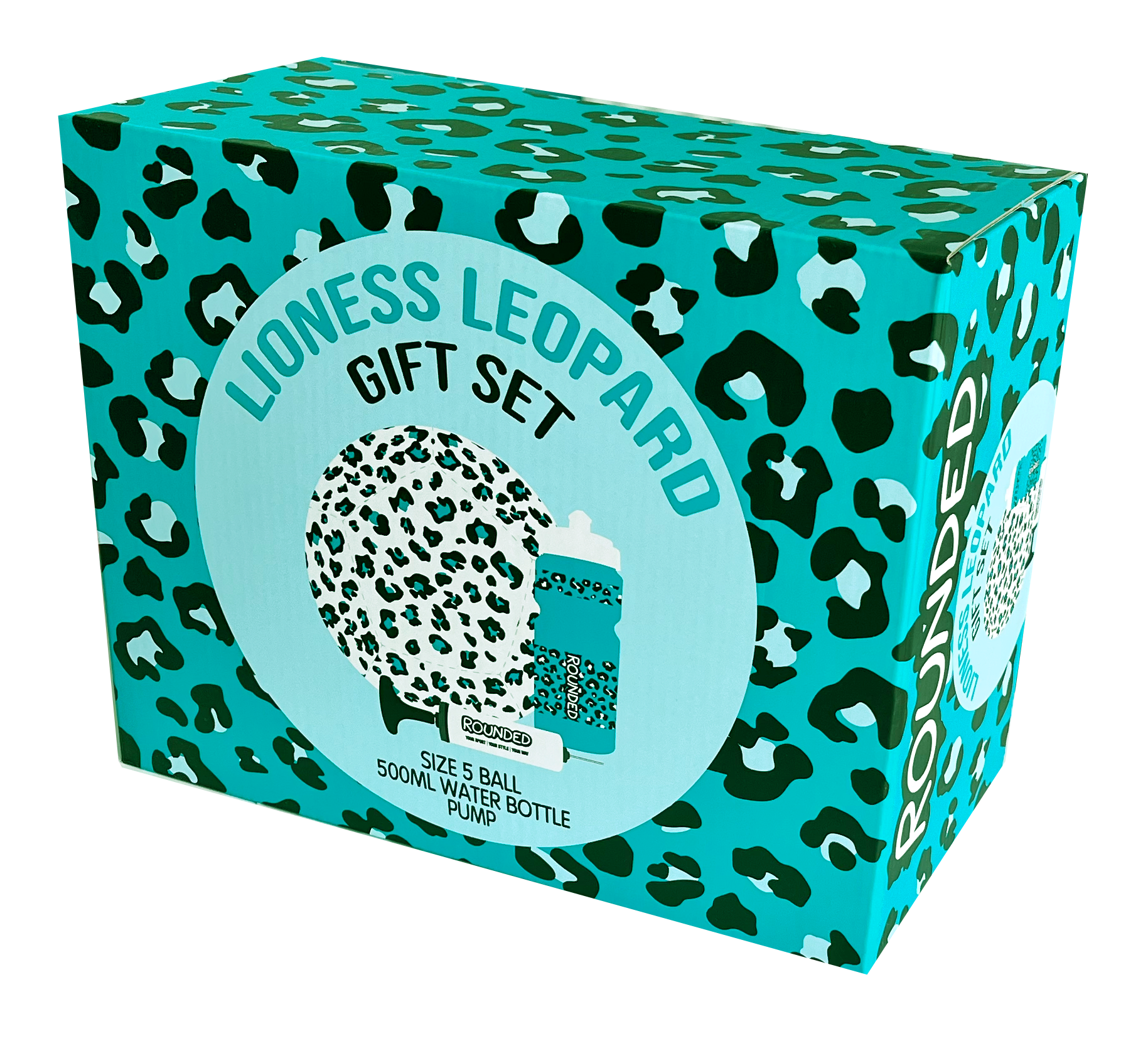 Teal Lioness Leopard Gift Set