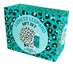 Teal Lioness Leopard Gift Set