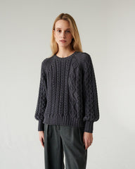 Harmonija: Smoke Merino Wool Sweater