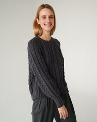 Harmonija: Smoke Merino Wool Sweater