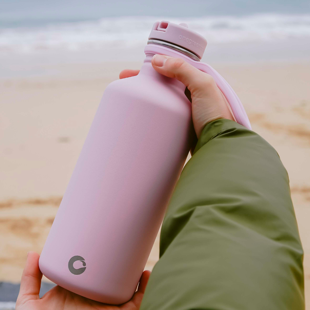 1200ml Large Lightweight Stainless Steel – Not Insulated With Leakproof Straw Cap | BOTL