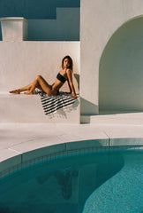Sole Mare Embroidered Turkish Towel