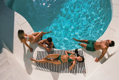 Sole Mare Embroidered Turkish Towel