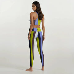 Vertical Striped Leggings - Futura Nostalgia Edition
