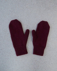 Vilna: Mixed Beige Alpaca Wool Mittens