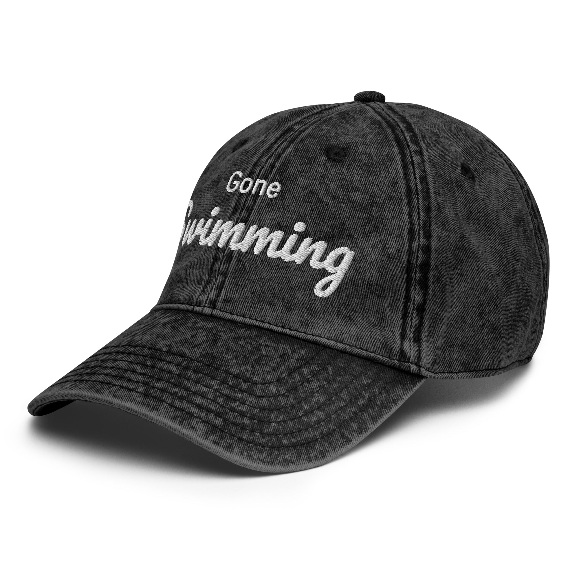 Gone Swimming Vintage Cap