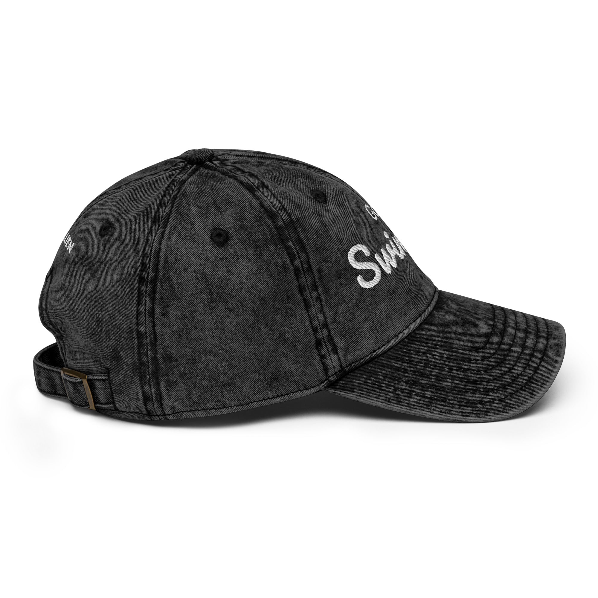 Gone Swimming Vintage Cap
