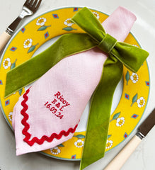 Wedding Ric Rac Napkins | Set 10