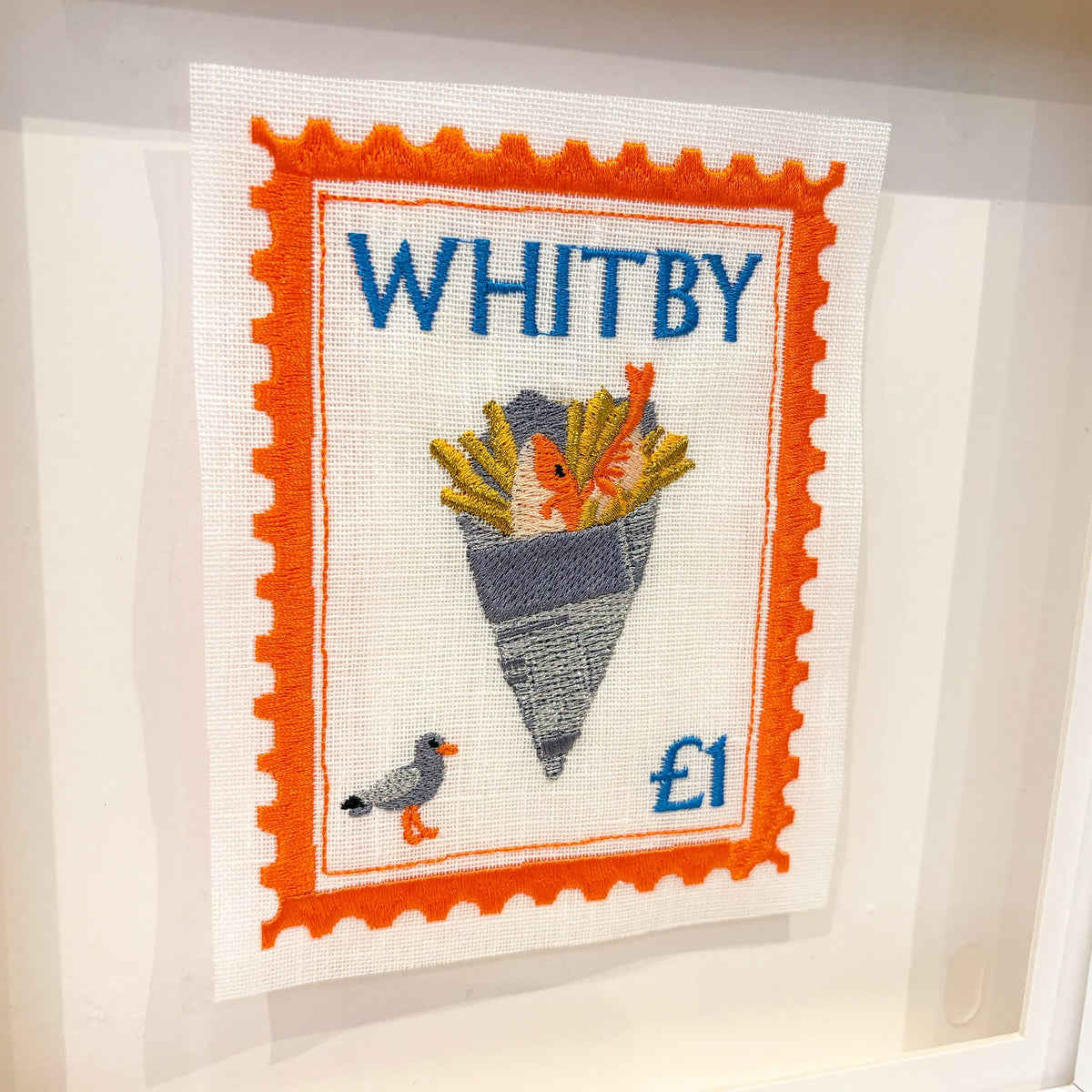 Whitby Inspired Postage Stamp Artwork
