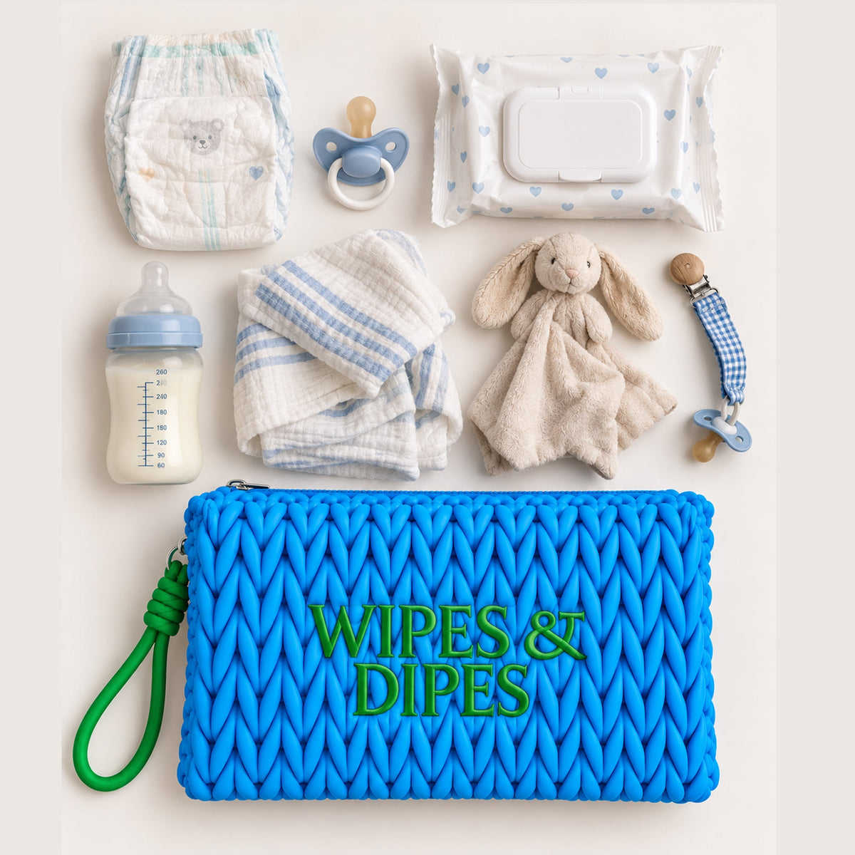 Wipes & Dipes Cosmetic Bag