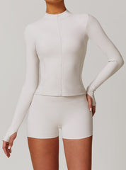 Sculpt Zip-Through Jacket, Clay